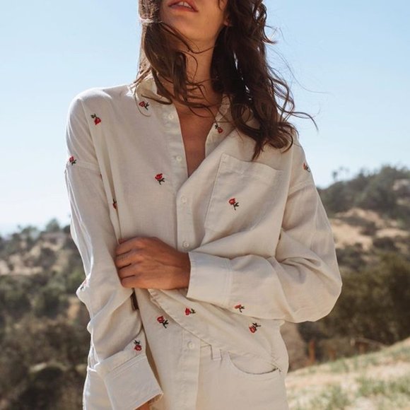 AMO Rose Bud Shirt [NWT] - Picture 1 of 6